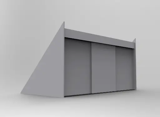 Sliding Door Cabinet 2.4m